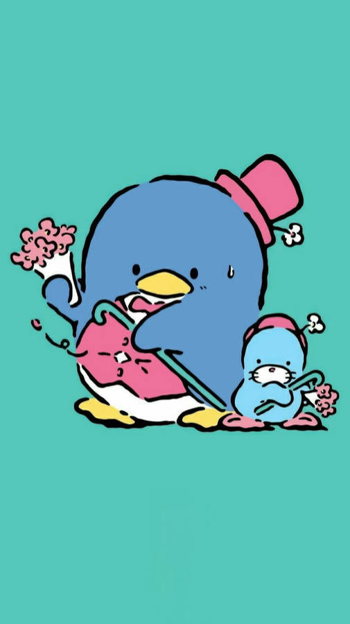 Tuxedo Sam Sanrio Friend Chip Wallpaper