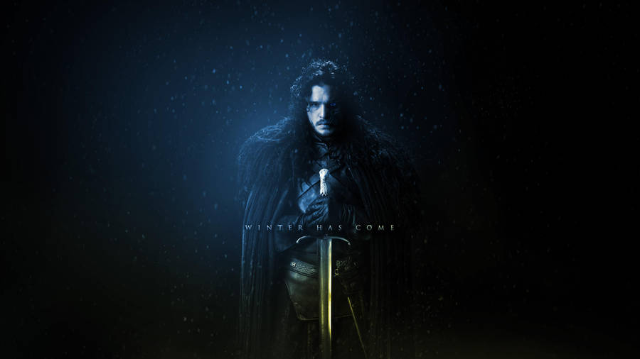 Tv 4k Game Of Thrones Jon Snow Winter Has Come Wallpaper