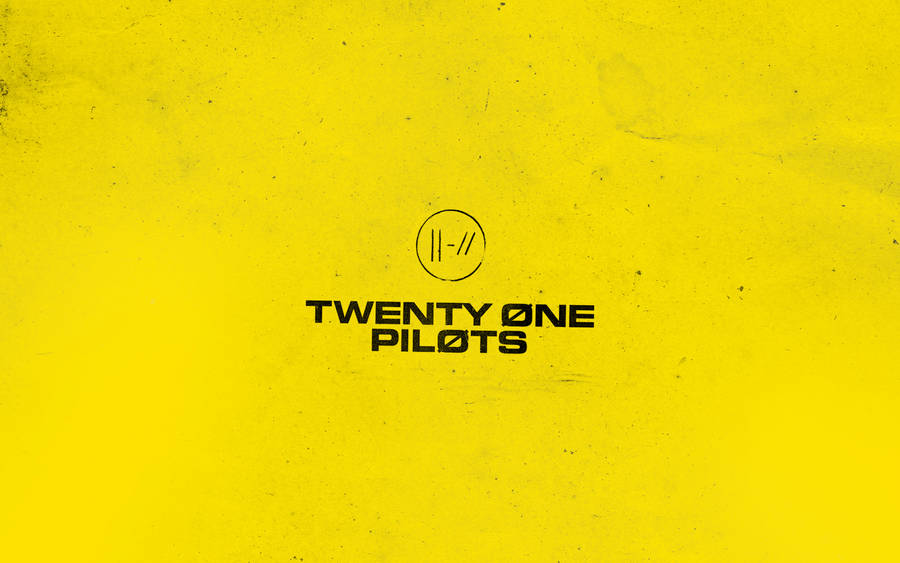 Twenty One Pilots Logo Yellow Wallpaper