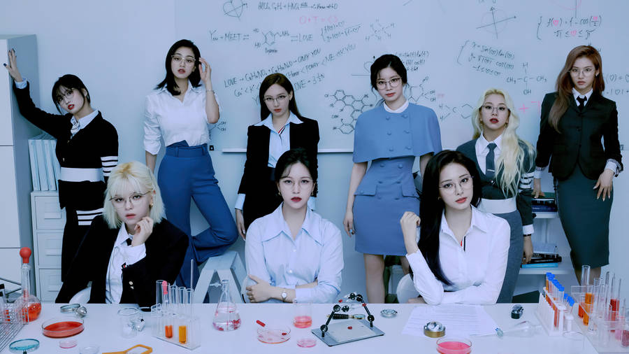 Twice 4k Formula Of Love Laboratory Wallpaper