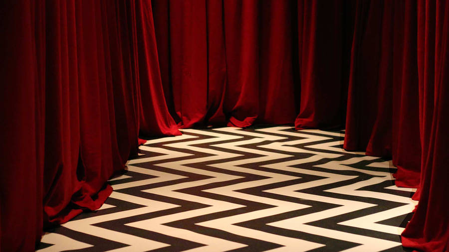 Twin Peaks Red Patterns Wallpaper