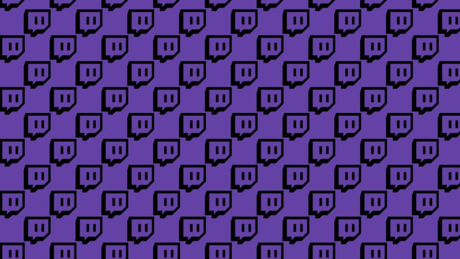 Twitch Icon Patterns Wallpaper