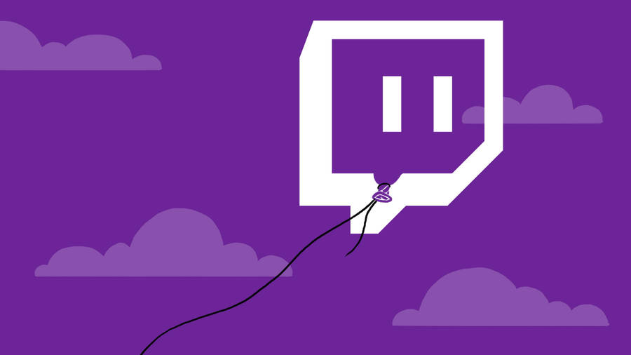 Twitch Logo Balloon Art Wallpaper