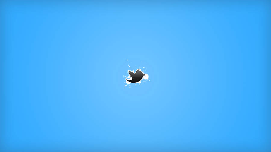 Twitter Bird Minimalist Wallpaper