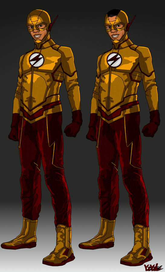 Two Kid Flash Wallpaper