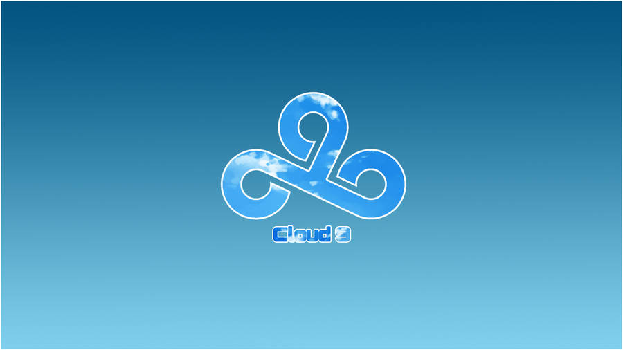 Two Tone Dark And Light Cloud9 Wallpaper