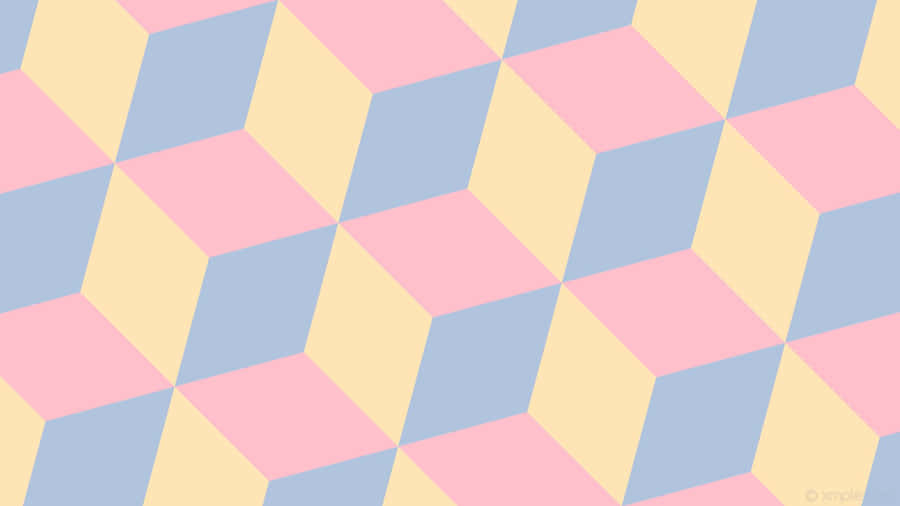 Two Vibrant Shades Of Pink And Blue Blend Together In A Dynamic Pastel Hue Wallpaper