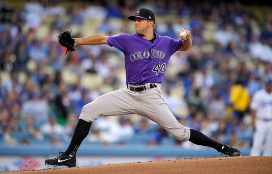 Tyler Anderson Playing For Rockies Wallpaper