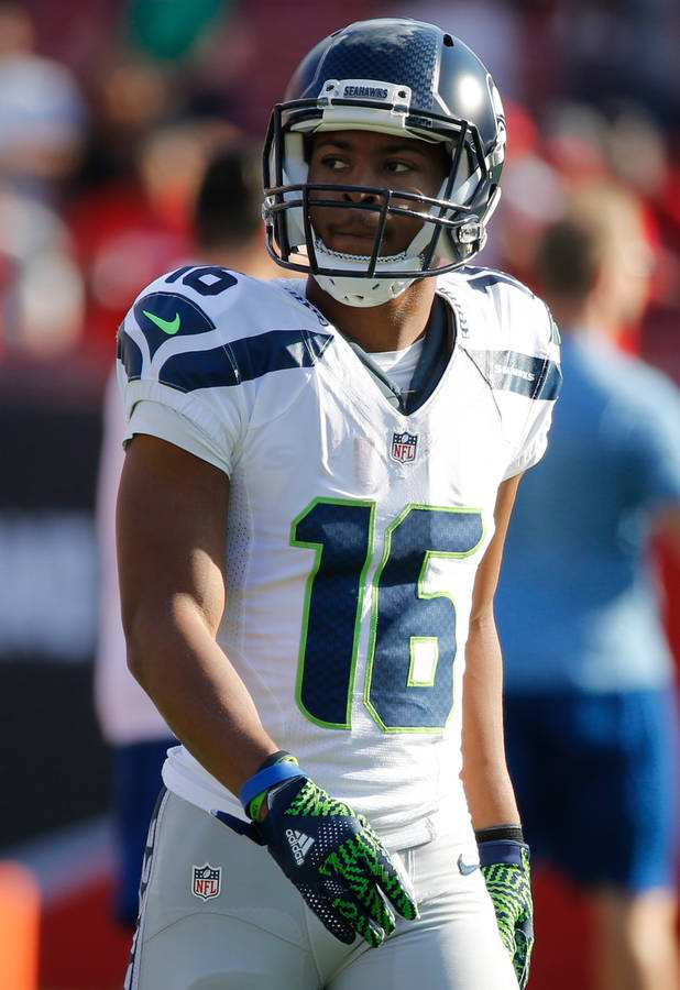 Tyler Lockett Football Player Seattle Seahawks Wallpaper