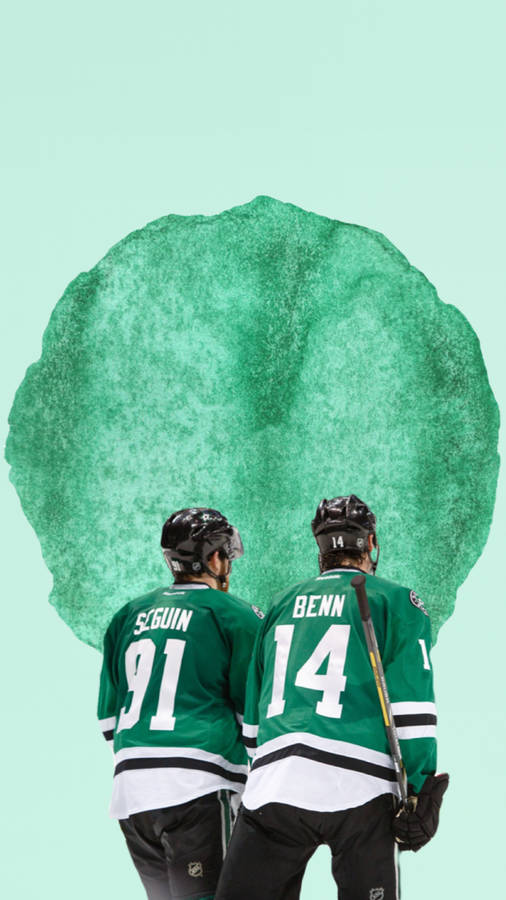 Tyler Seguin And Jamie Benn Ice Hockey Players Wallpaper