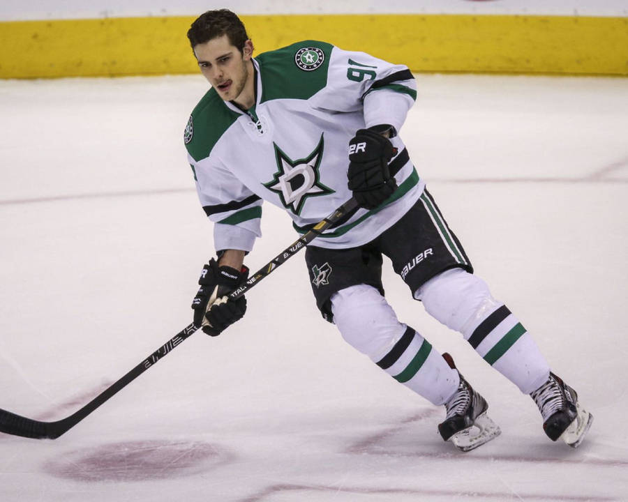 Tyler Seguin Dallas Stars Savior Ice Hockey Skate Wallpaper