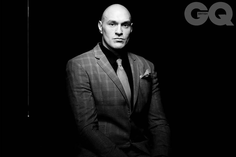 Tyson Fury Bnw Formal Photo Wallpaper