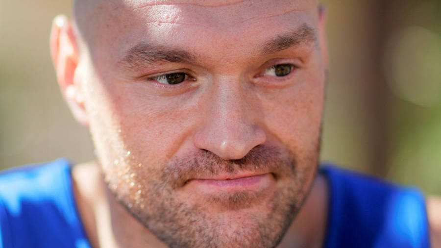 Tyson Fury Gazing For Something Wallpaper