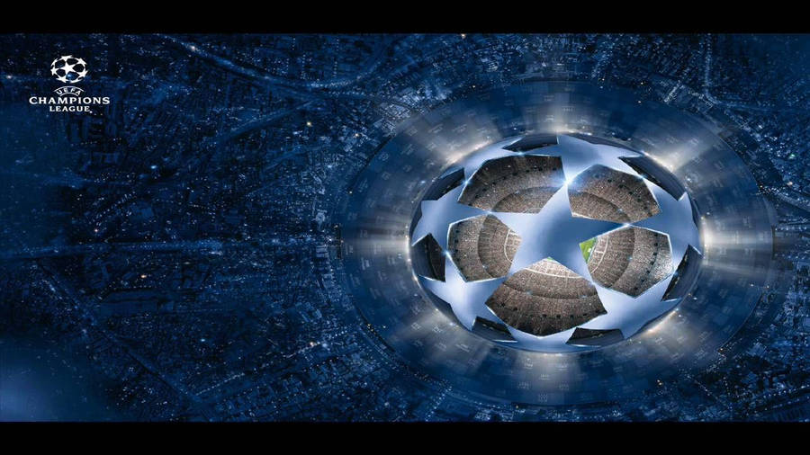 Uefa Champions League Matte Star Stadium Wallpaper