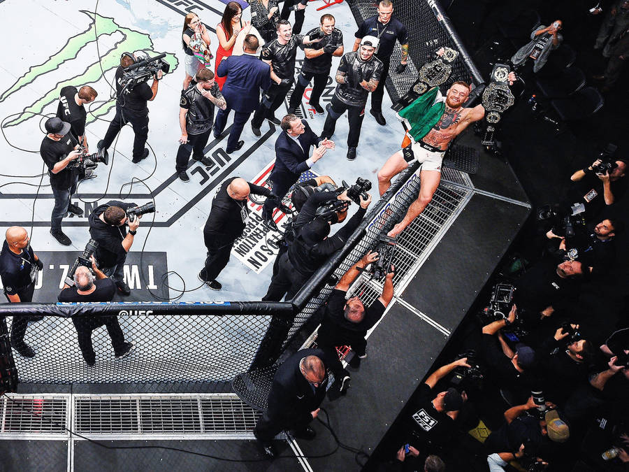 Ufc Fight Ring Stage 4k Wallpaper