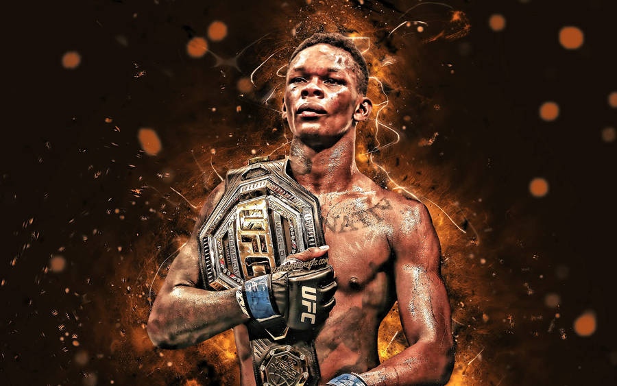 Ufc Middleweight King Israel Adesanya Wallpaper