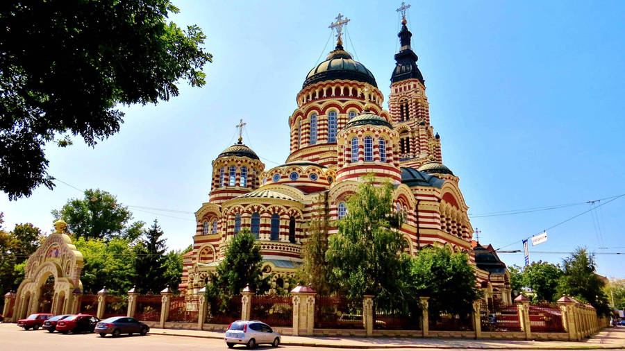 Ukraine Annunciation Cathedral Wallpaper