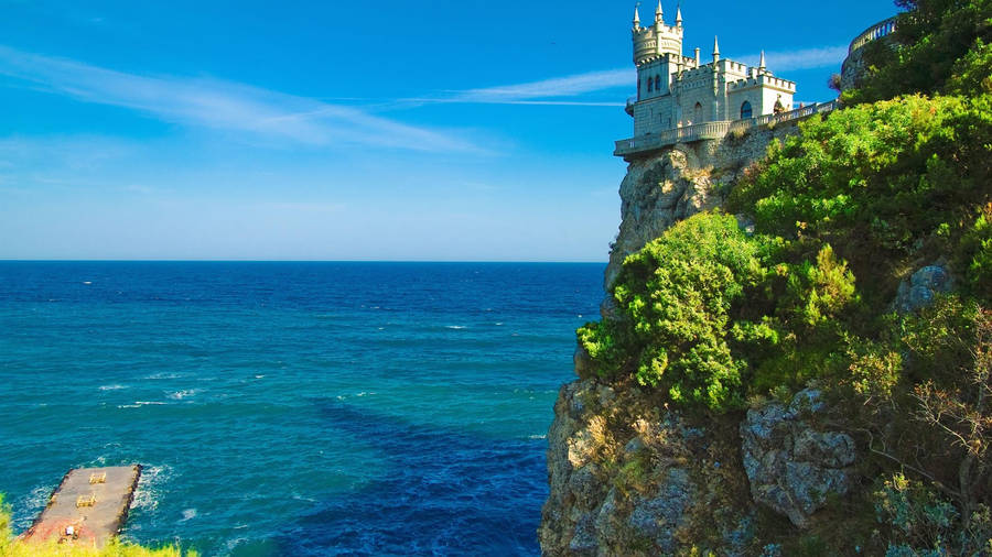 Ukraine Sea Castle Wallpaper