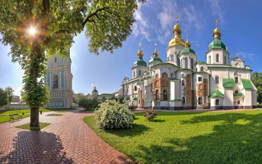 Ukraine St. Sophia's Cathedral Wallpaper