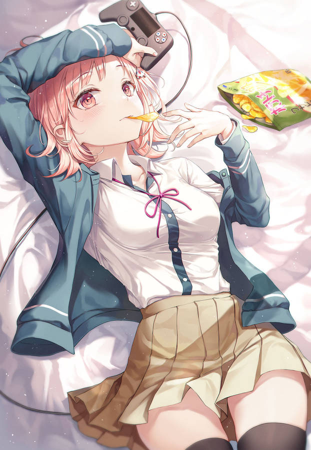 Ultimate Gamer Chiaki Nanami Wallpaper