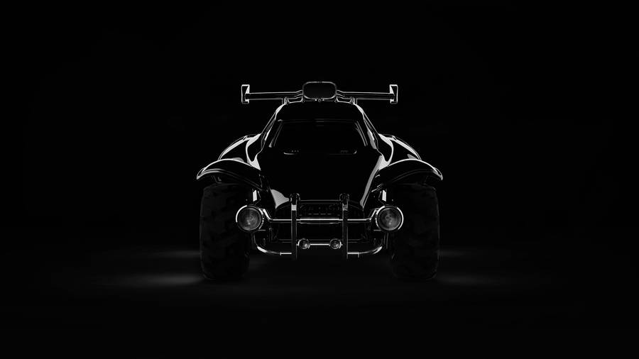 Ultra Hd Black Power Car Rocket League Wallpaper