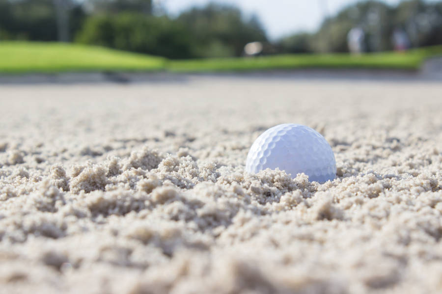 Ultra Hd Golf Ball Sand Wallpaper