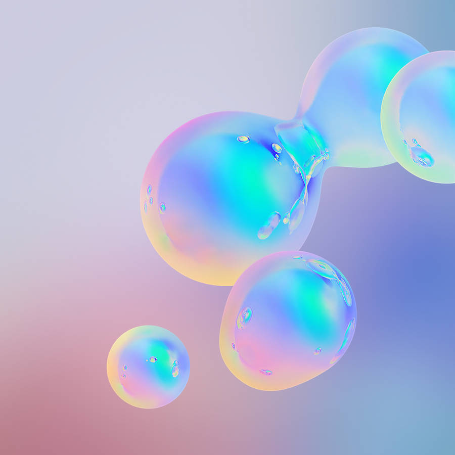 Ultra Hd Tablet Bubbles Wallpaper