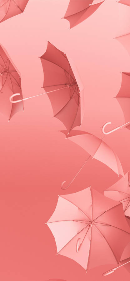 Umbrella Pink 3d Iphone Wallpaper