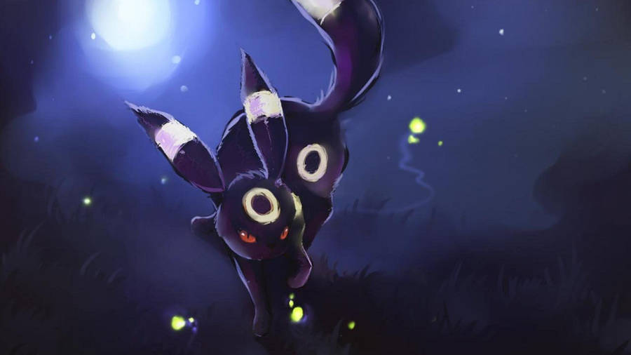 Umbreon In The Dark Wallpaper