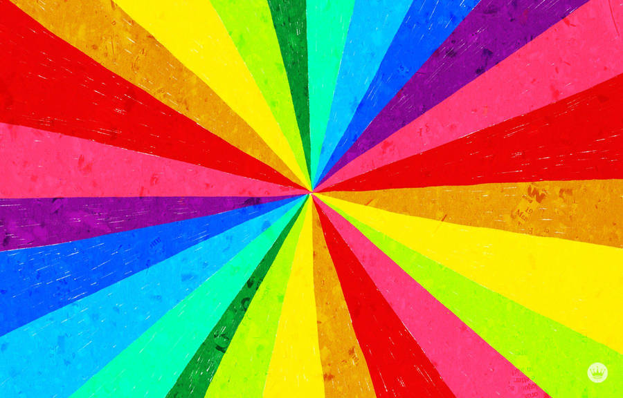 Under The Rainbow Umbrella Pride Wallpaper