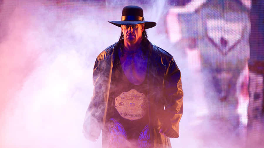 Undertaker Champion Belt Entrance Wallpaper