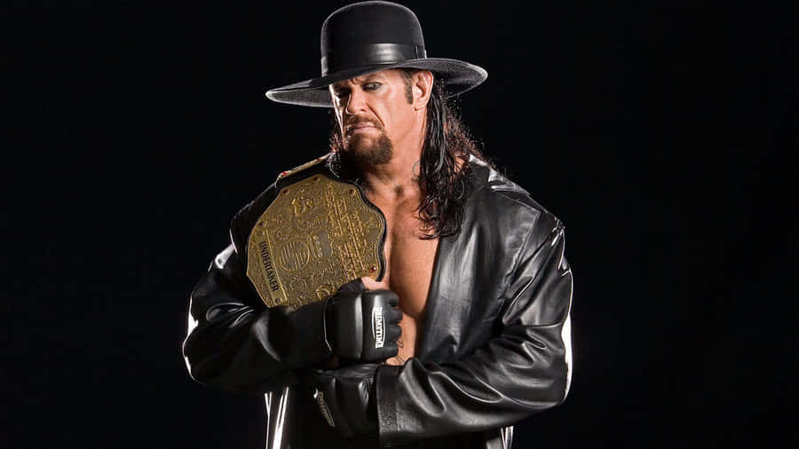 Undertaker Champion Pose Wallpaper