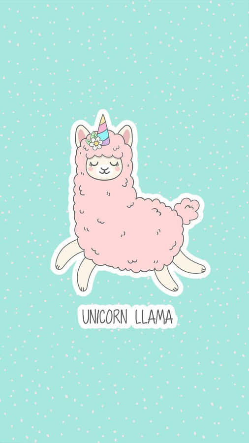 Unicorn Llama Sticker By Sassy Sassy Wallpaper