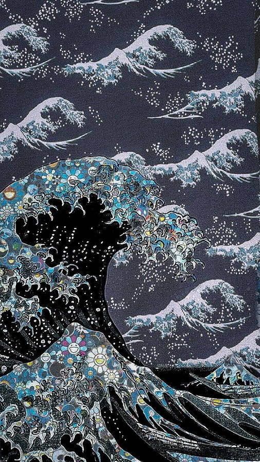 Uniqlo Great Wave Off Kanagawa Wallpaper