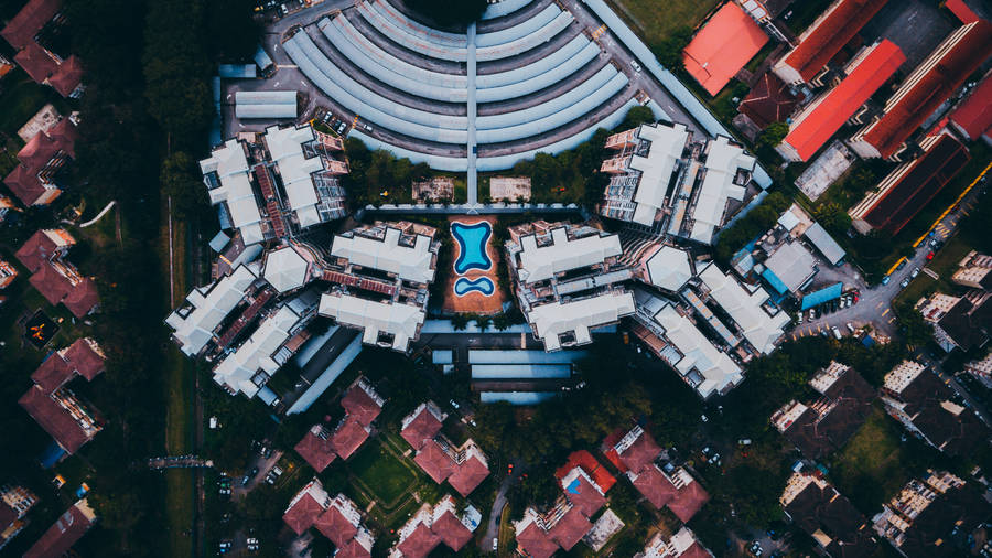 Unique Aerial Shot Wallpaper