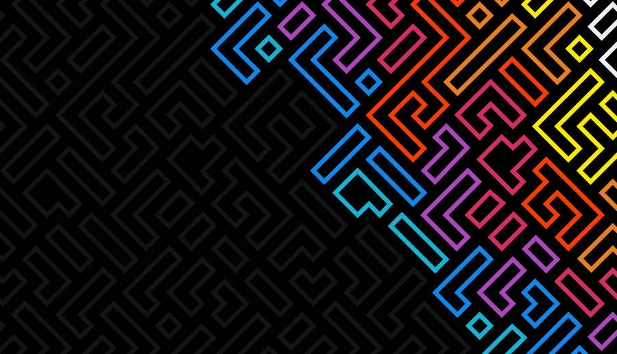 Unique Pacman Laptop Background Wallpaper