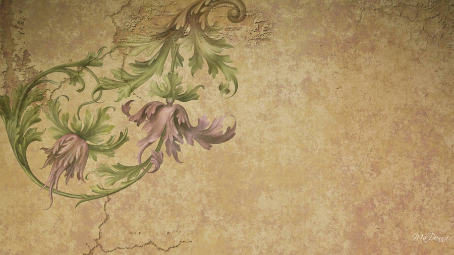 Unique Vintage Style Wallpaper