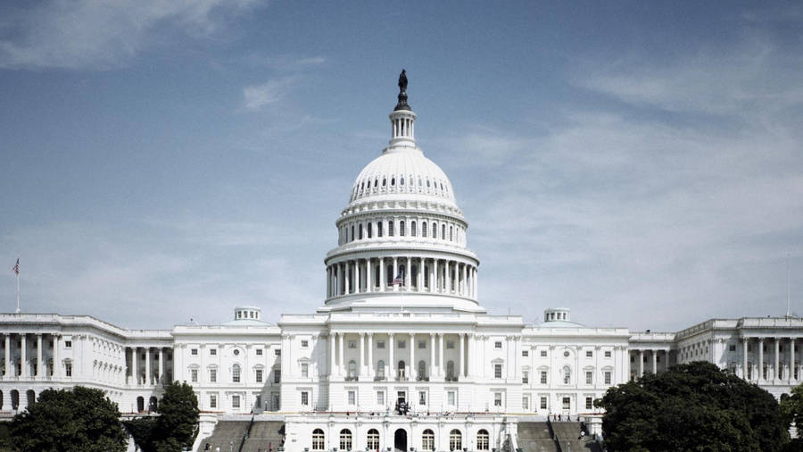 United States Capitol Desaturated Wallpaper