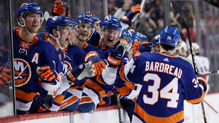 United Team Of New York Islanders Wallpaper