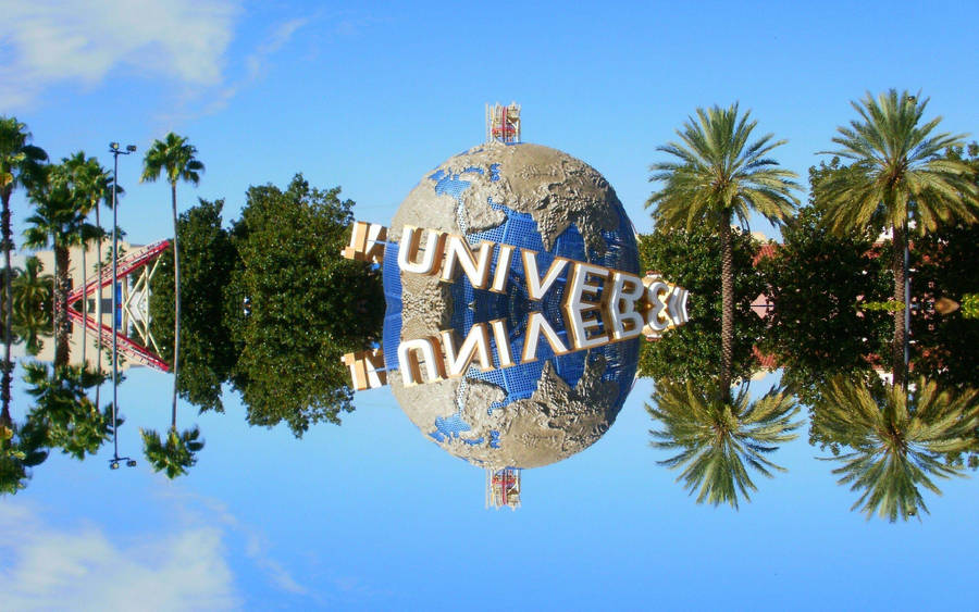 Universal Studios Inverted Reflection Wallpaper