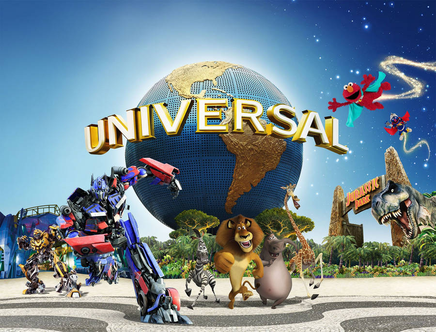 Universal Studios Theme Park Characters Wallpaper