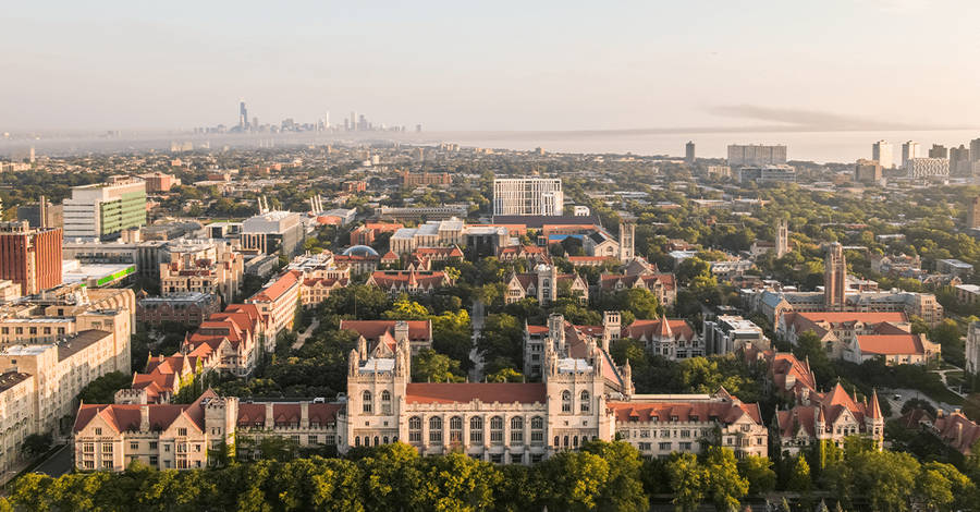 University Of Chicago Sunset Wallpaper