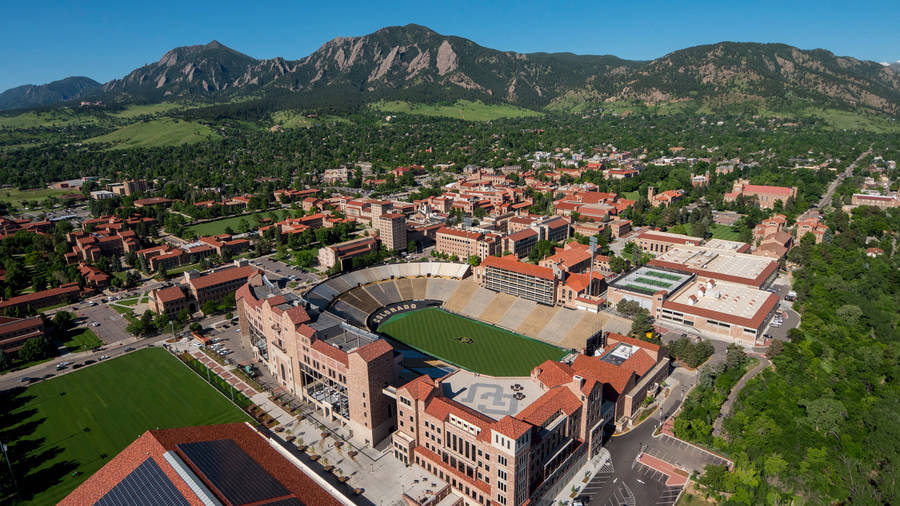 University Of Colorado Boulder Folsom Field Stadium Wallpaper