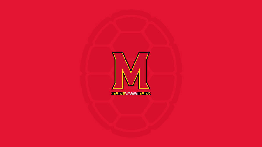 University Of Maryland Subtle Red Background Wallpaper