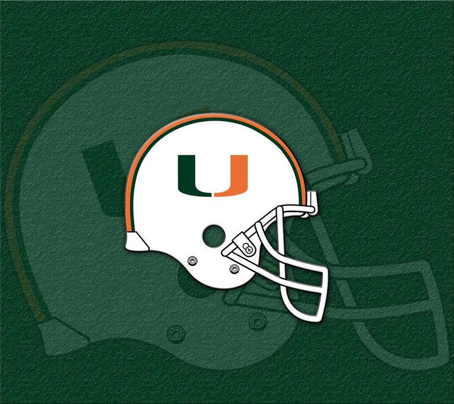 University Of Miami Helmet Art Wallpaper