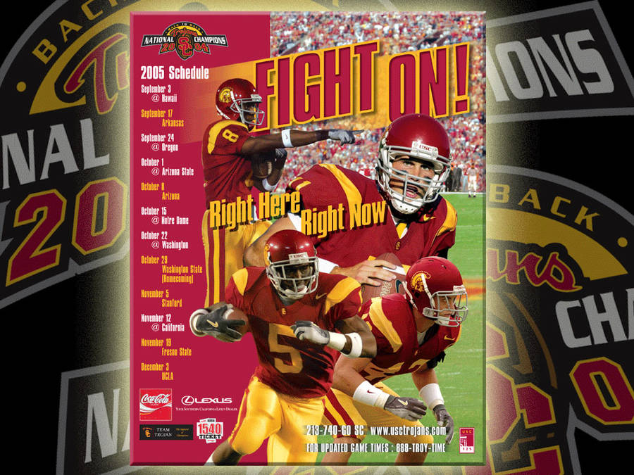 University Of Southern California Trojans Cool Poster Wallpaper