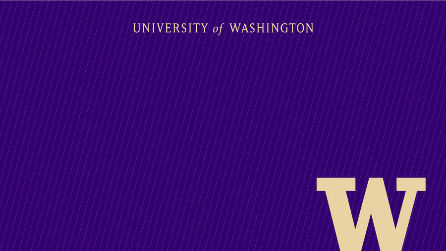 University Of Washington Purple Logo Wallpaper