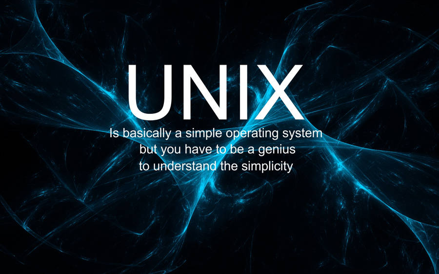 Unix Computer System Abstract Art Wallpaper