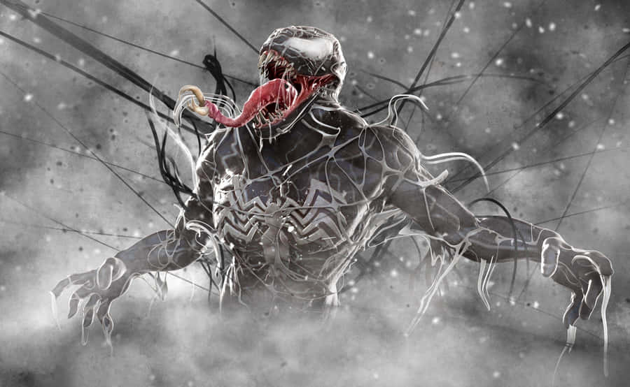 Unleash Black Venom And Become The Hero You Were Meant To Be. Wallpaper