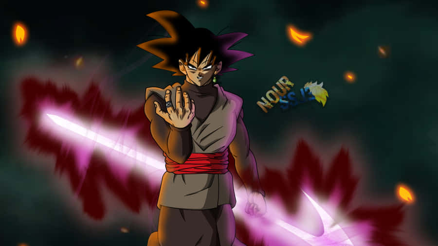 Unleash The Power Of Goku Black In Crisp 4k Resolution Wallpaper